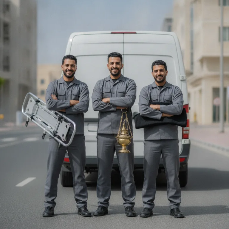 مكتب دفن الموتى فريق في القصيص